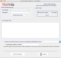 Mailvita EML to Yahoo Importer for Mac image 1